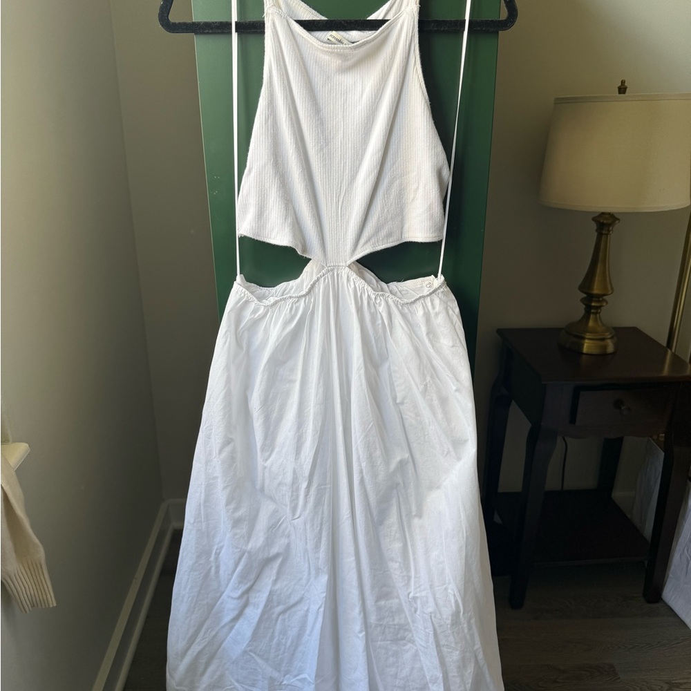 Abercrombie & Fitch White Cutout Dress